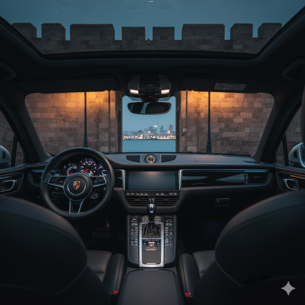 Porsche Macan blanc
