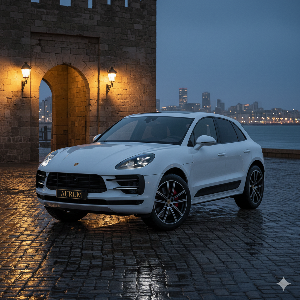 Porsche Macan blanc